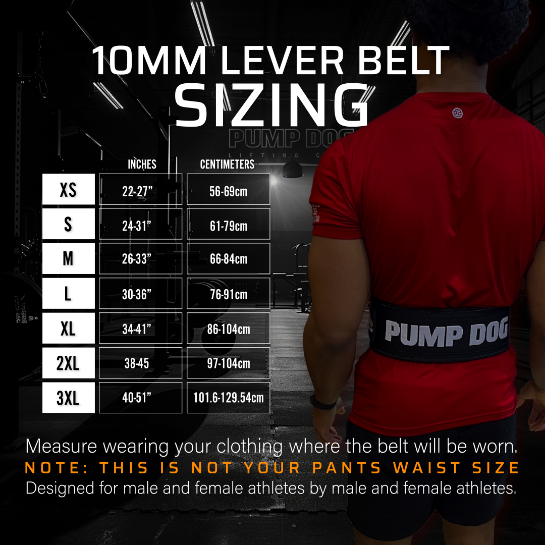 The Python 7mm Double-Locking Nylon Weightlifting Belt
