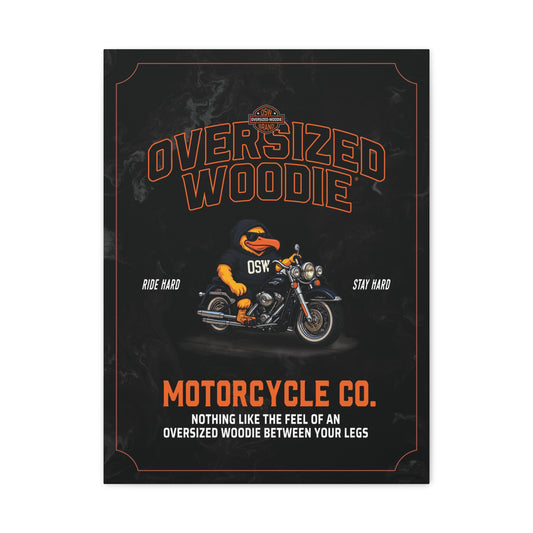 OVERSIZED WOODIE® MOTORCYCLE CO. - Big Woodie Wall Art (18" x 24")