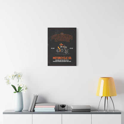 OVERSIZED WOODIE® MOTORCYCLE CO. - Big Woodie Wall Art (18" x 24")