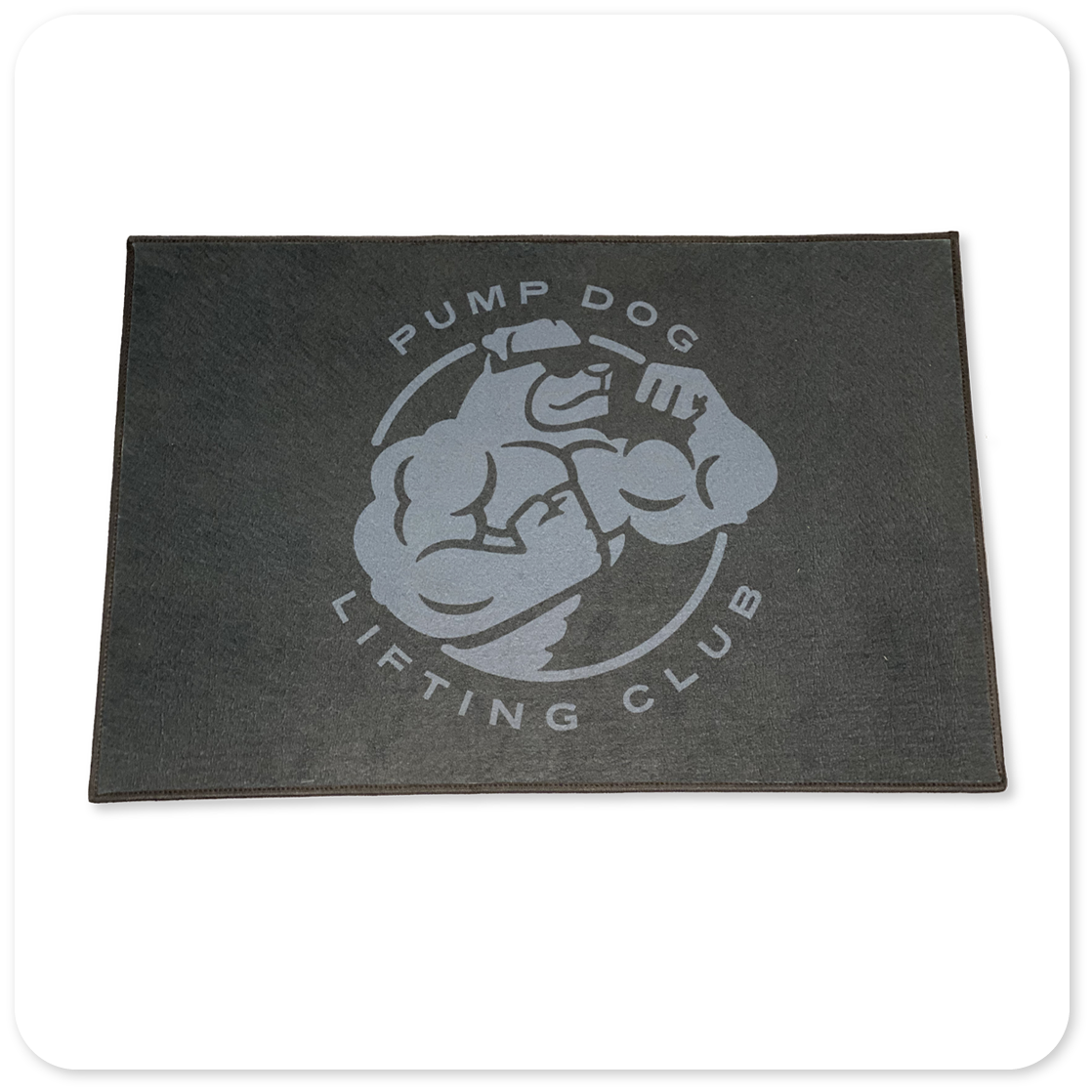 The Official Pump Dog Lifting Club Gym Mat