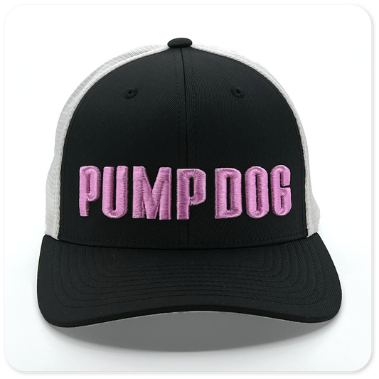 Dusty Pink 3-D Trucker (plus FREE pair of lifting straps with every order!)
