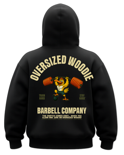 The Drop2 OverSized Woodie “Barbell Company” Hoodie