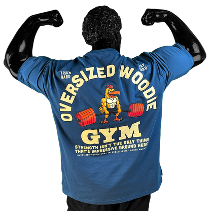 The Drop2 Blue OverSized Woodie “GYM” Pump Cover