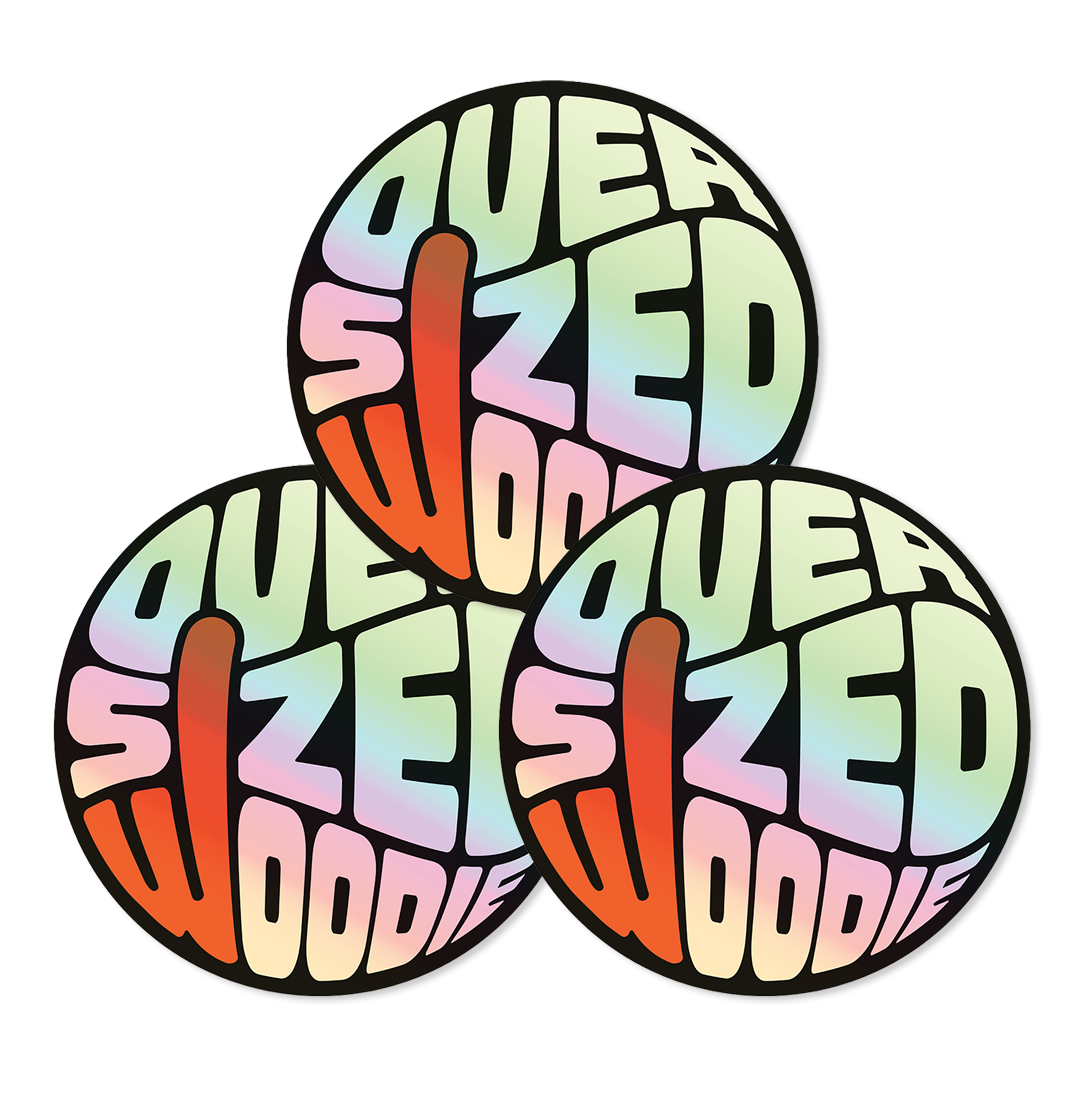 3-Pack Holographic OSW Stickers