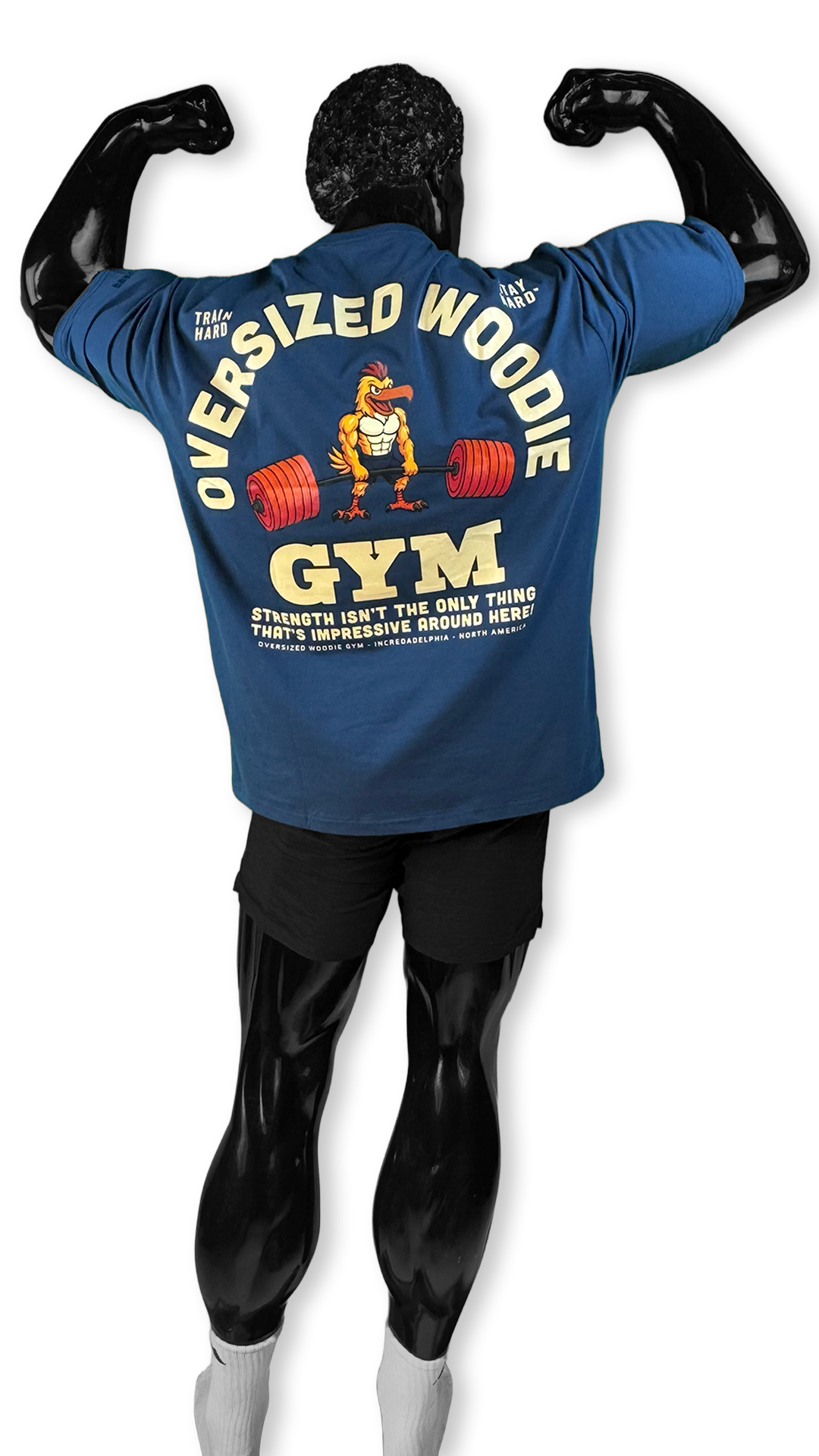 The Drop2 Blue OverSized Woodie “GYM” Pump Cover