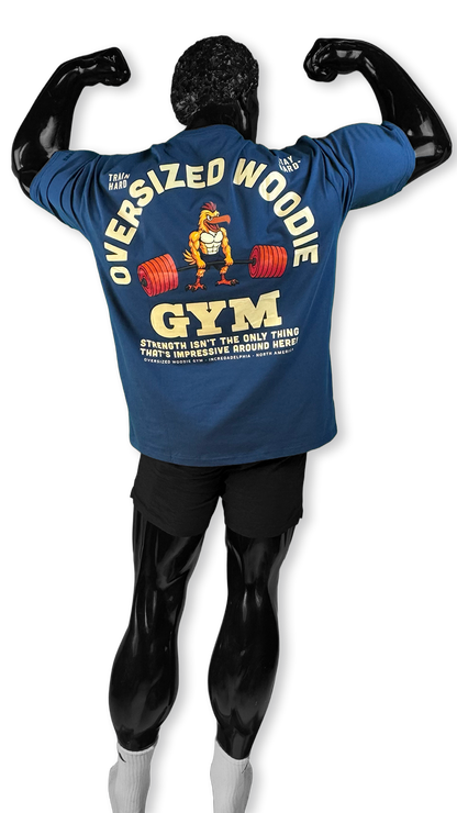 The Drop2 Blue OverSized Woodie “GYM” Pump Cover
